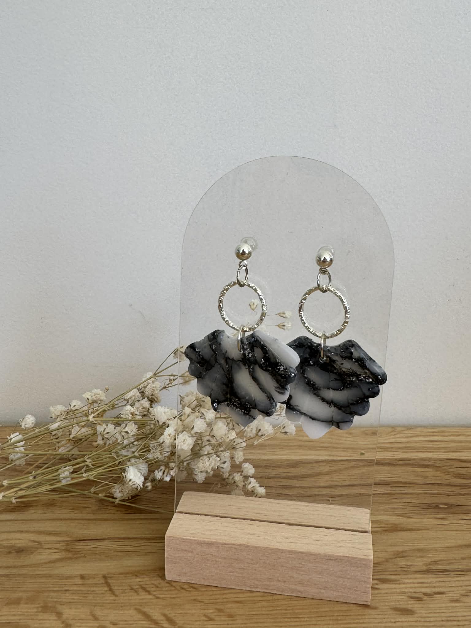 Boucles et pampilles - Boucles éventail