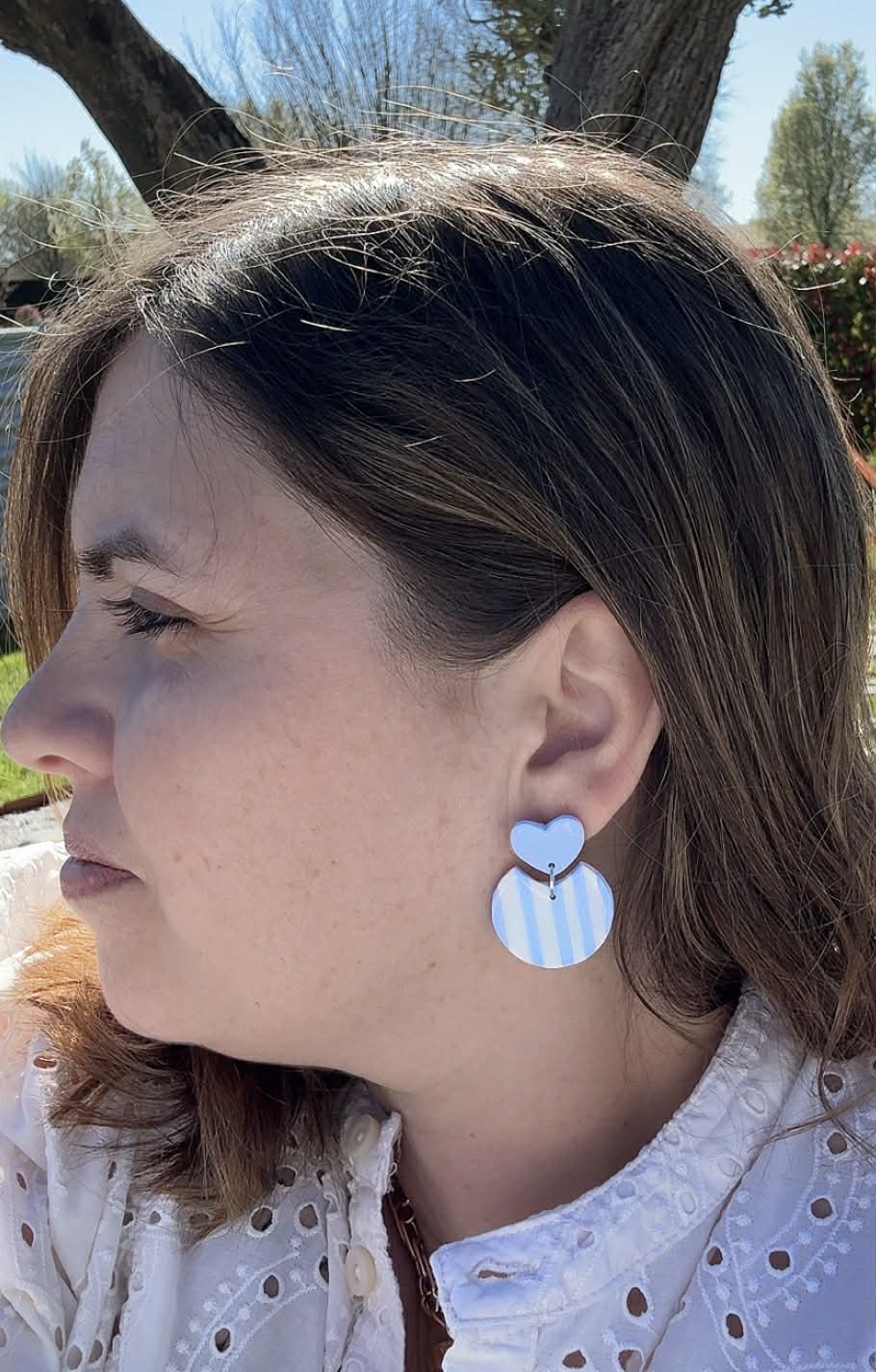 boucles rayé