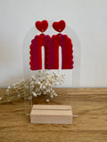 Boucles et pampilles- cherry pink