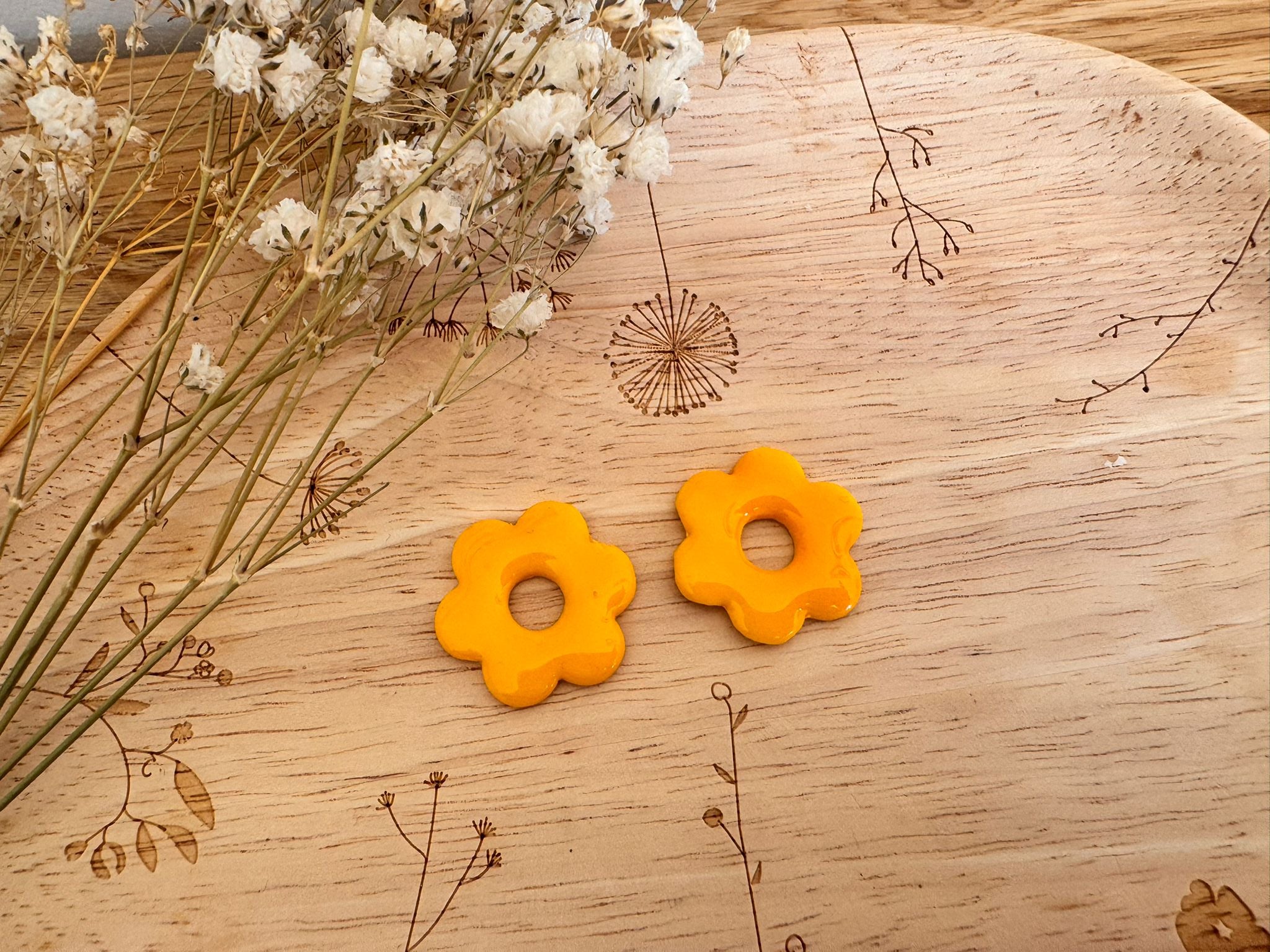 Boucles et pampilles - pampilles Fleur