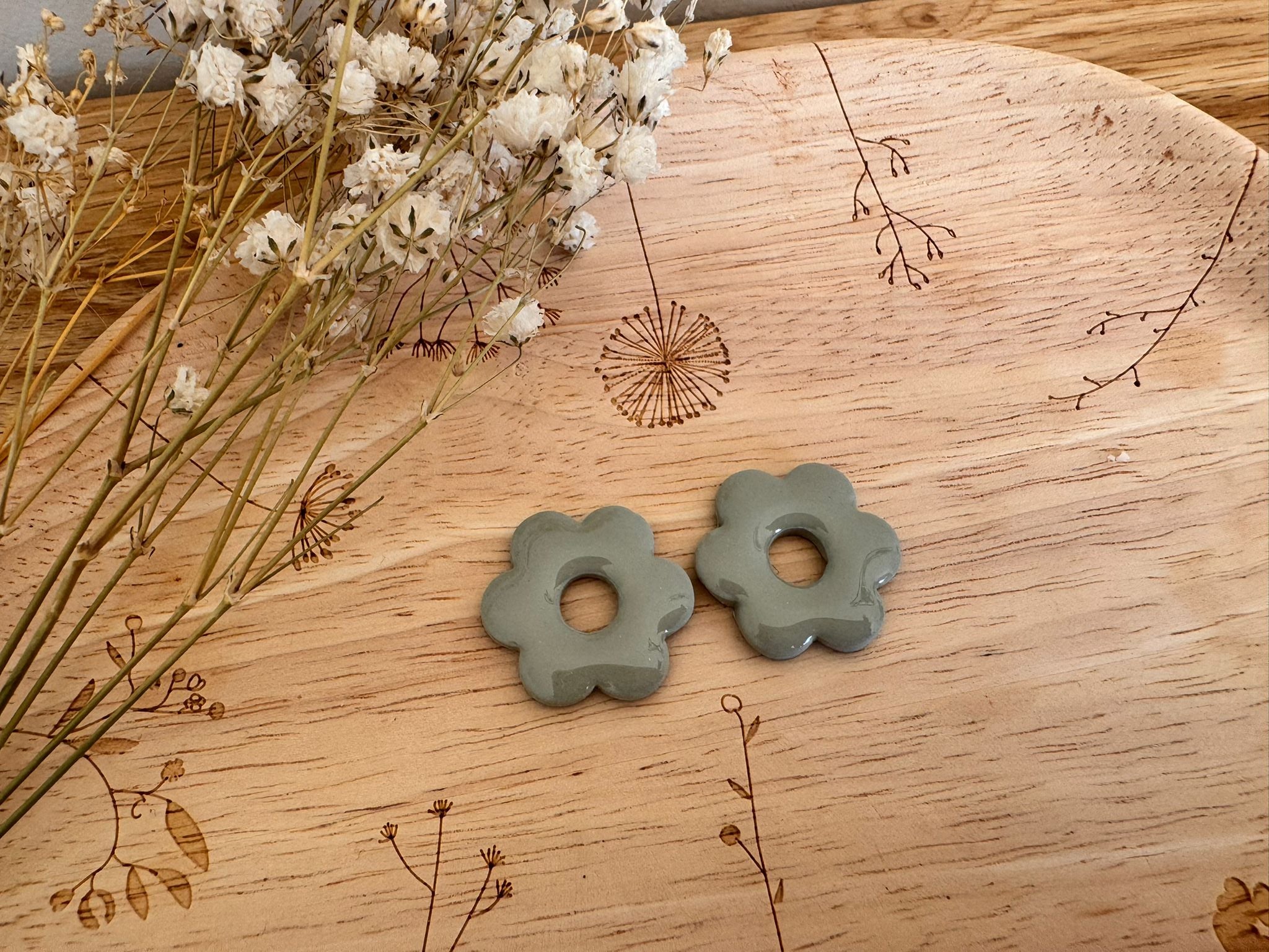 Boucles et pampilles - pampilles Fleur