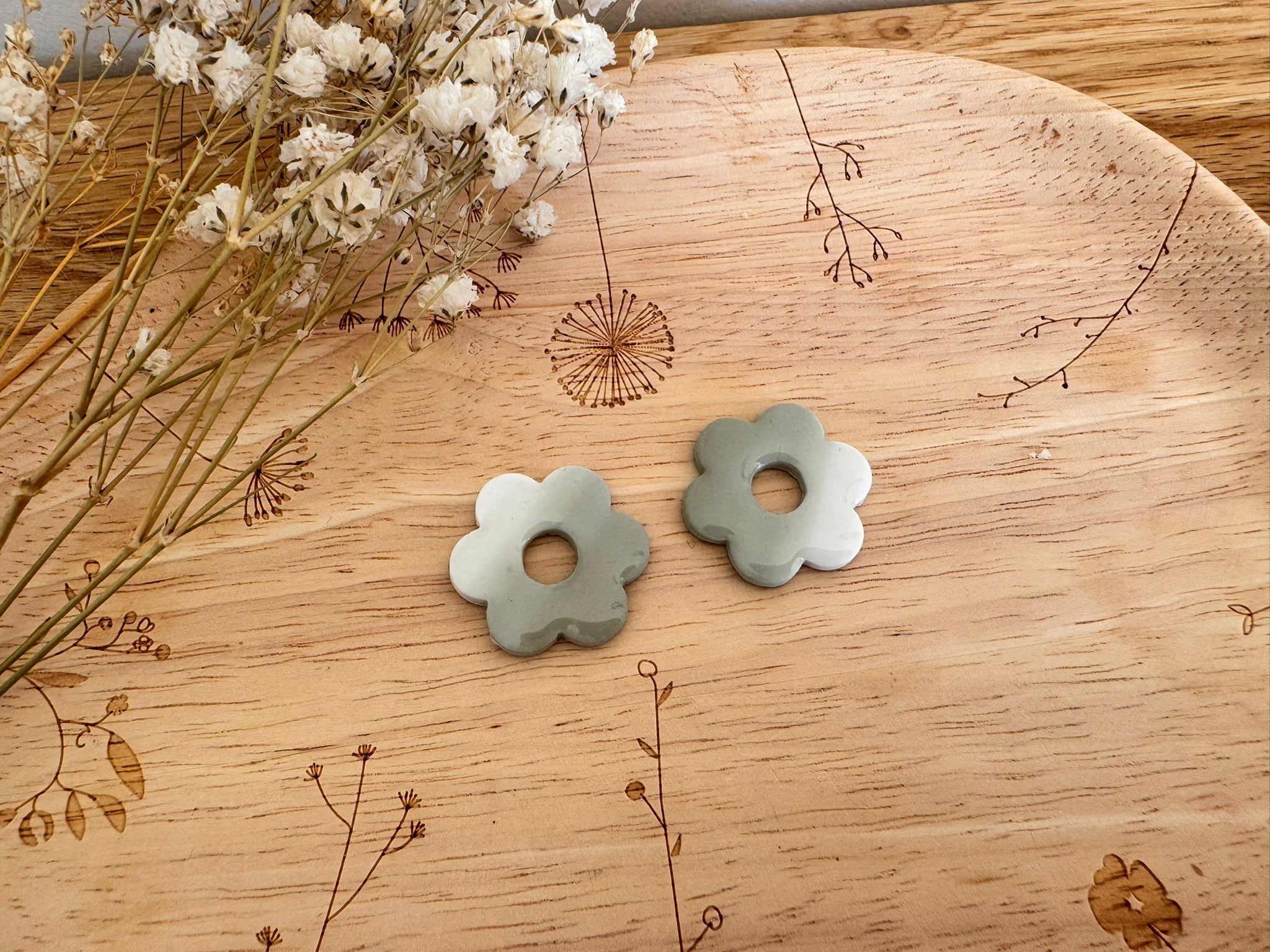 Boucles et pampilles - pampilles Fleur