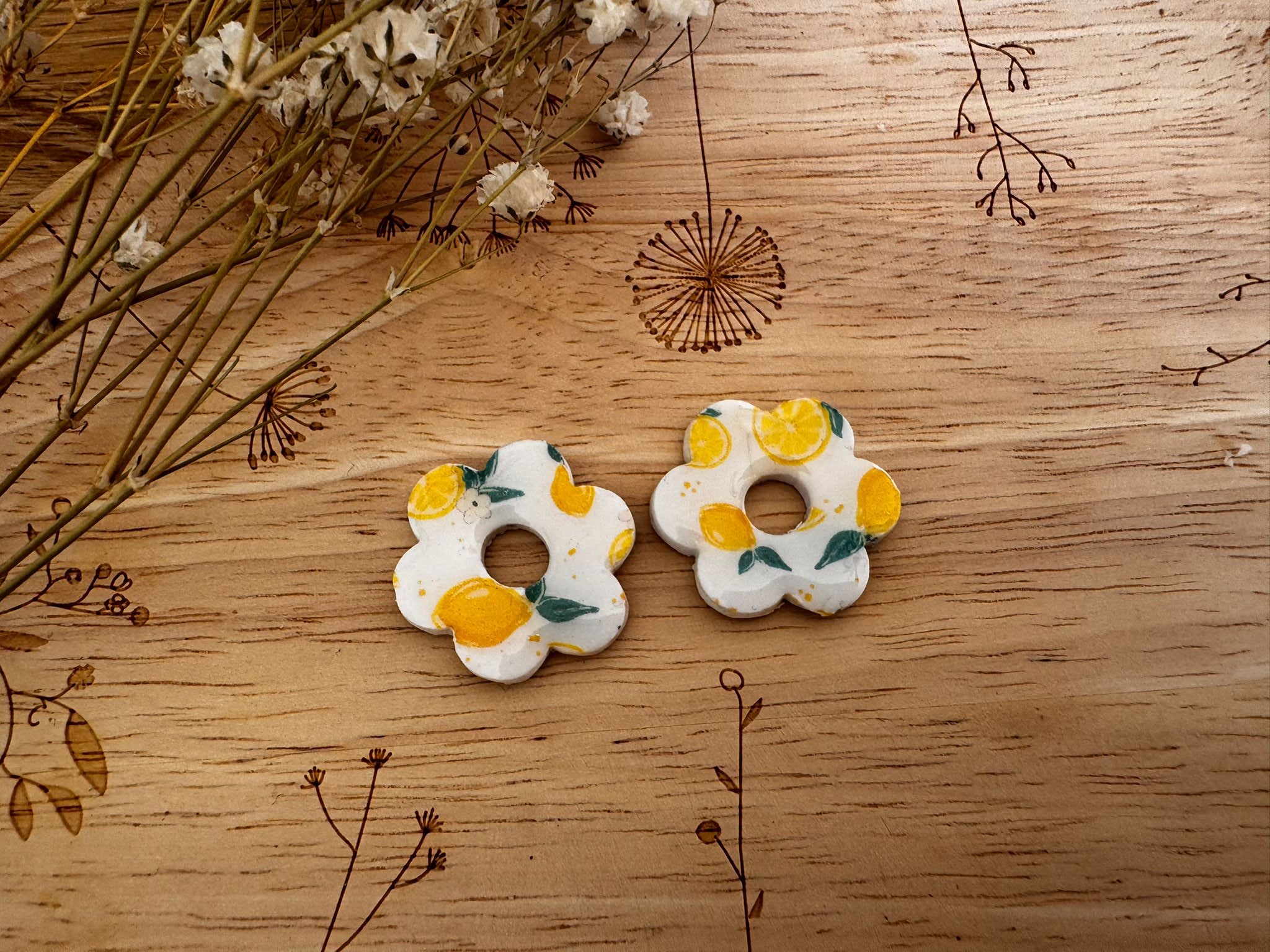 Boucles et pampilles - pampilles Fleur