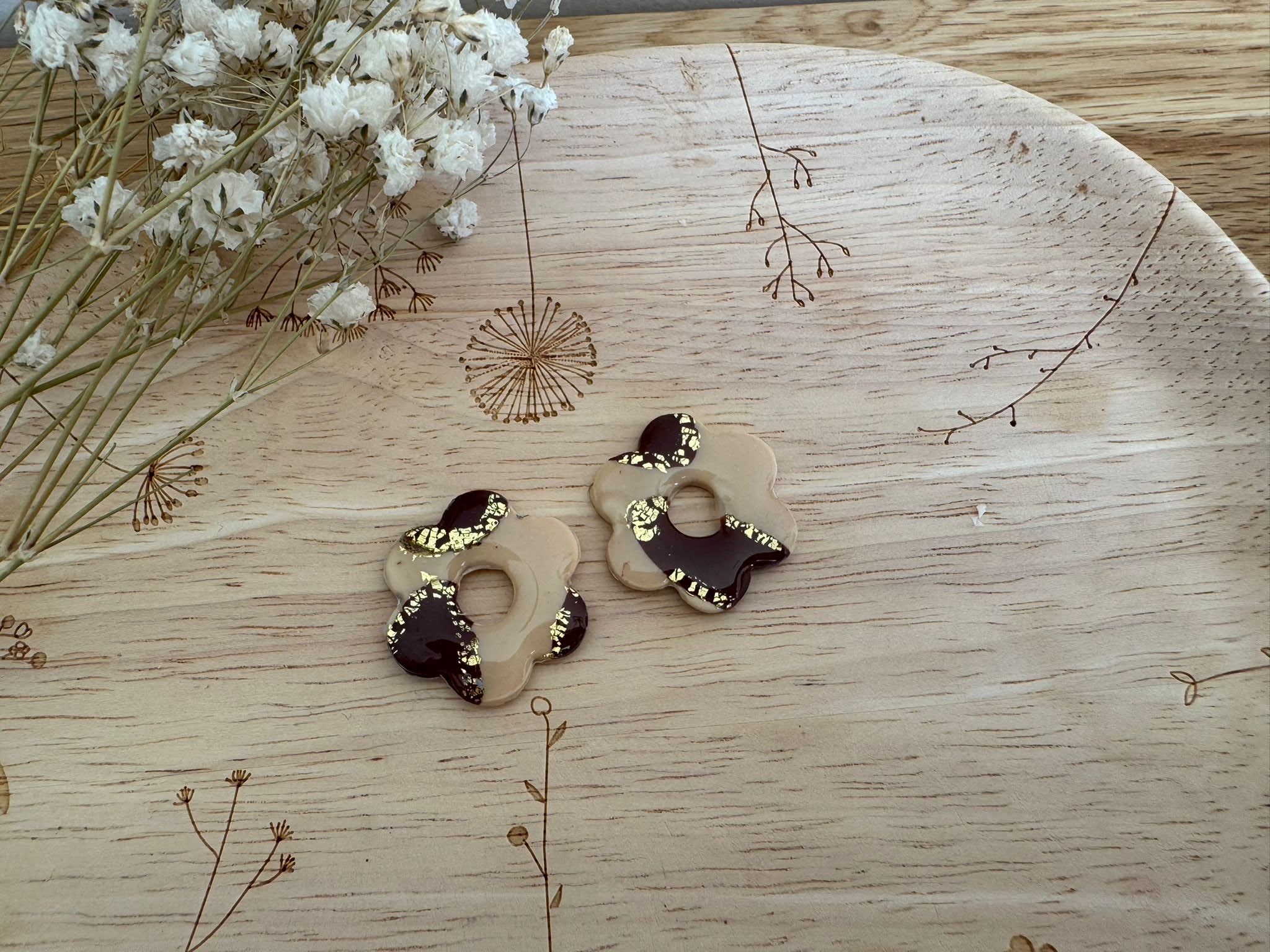Boucles et pampilles - pampilles Fleur