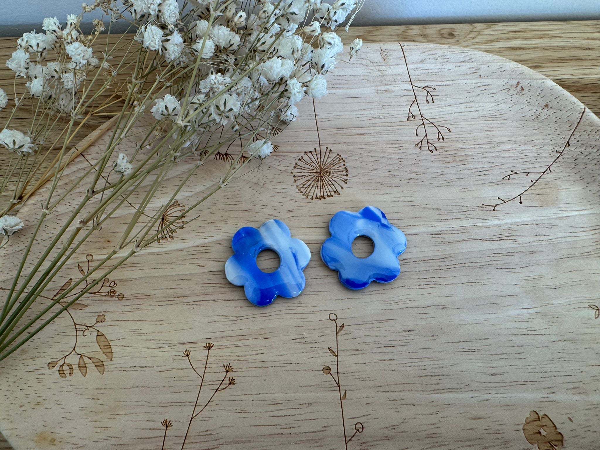 Boucles et pampilles - pampilles Fleur
