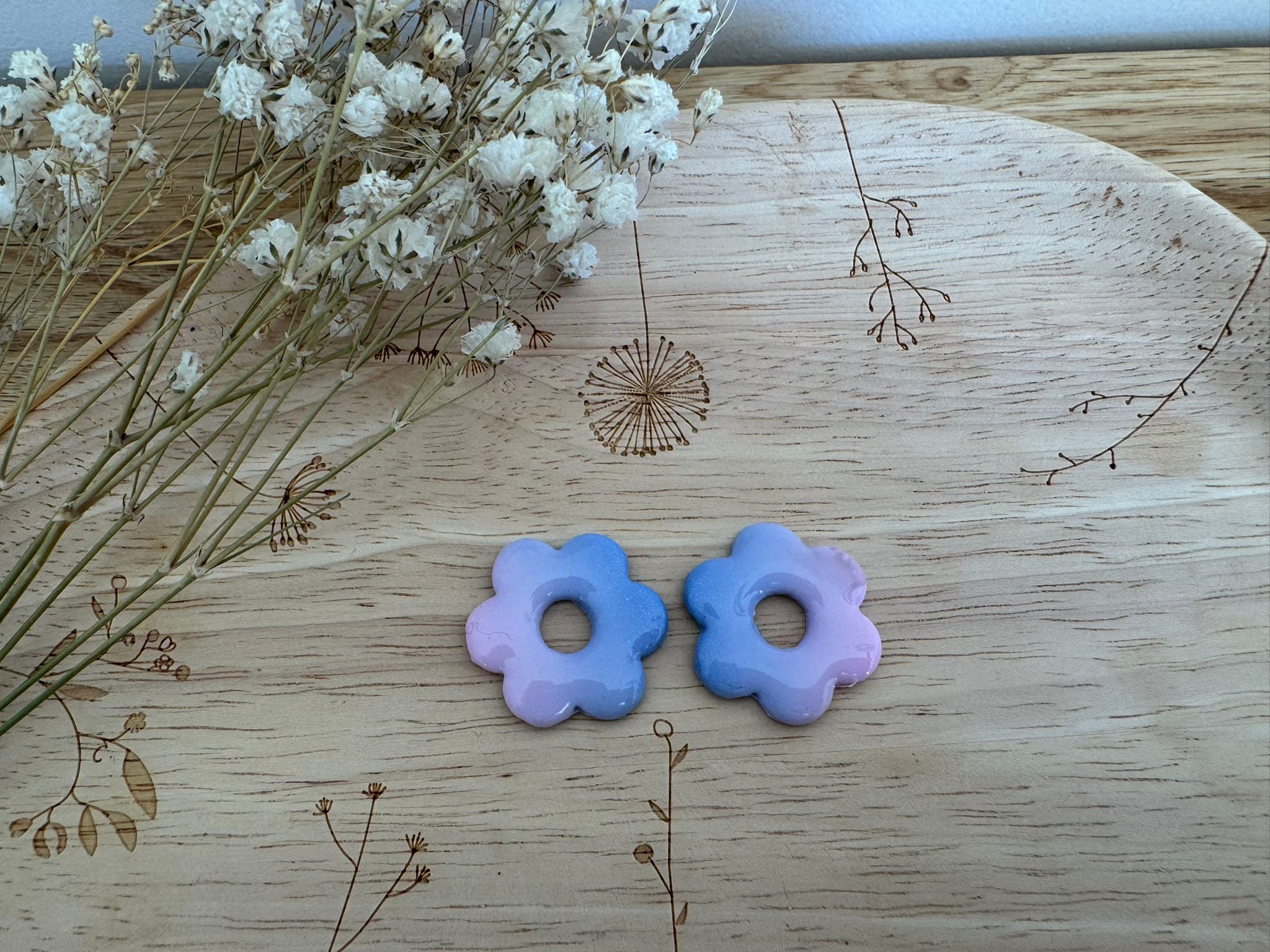 Boucles et pampilles - pampilles Fleur