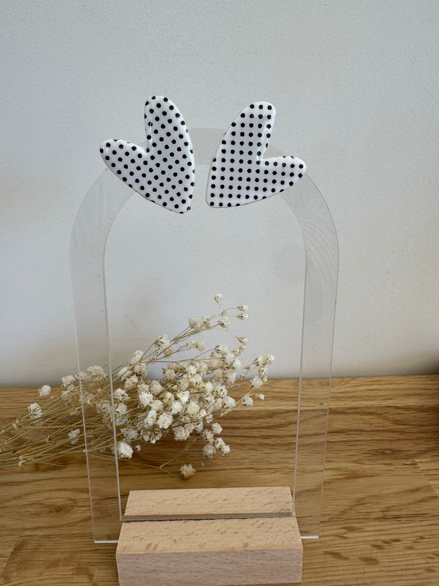 Boucles et pampilles - Boucles d'oreilles pois