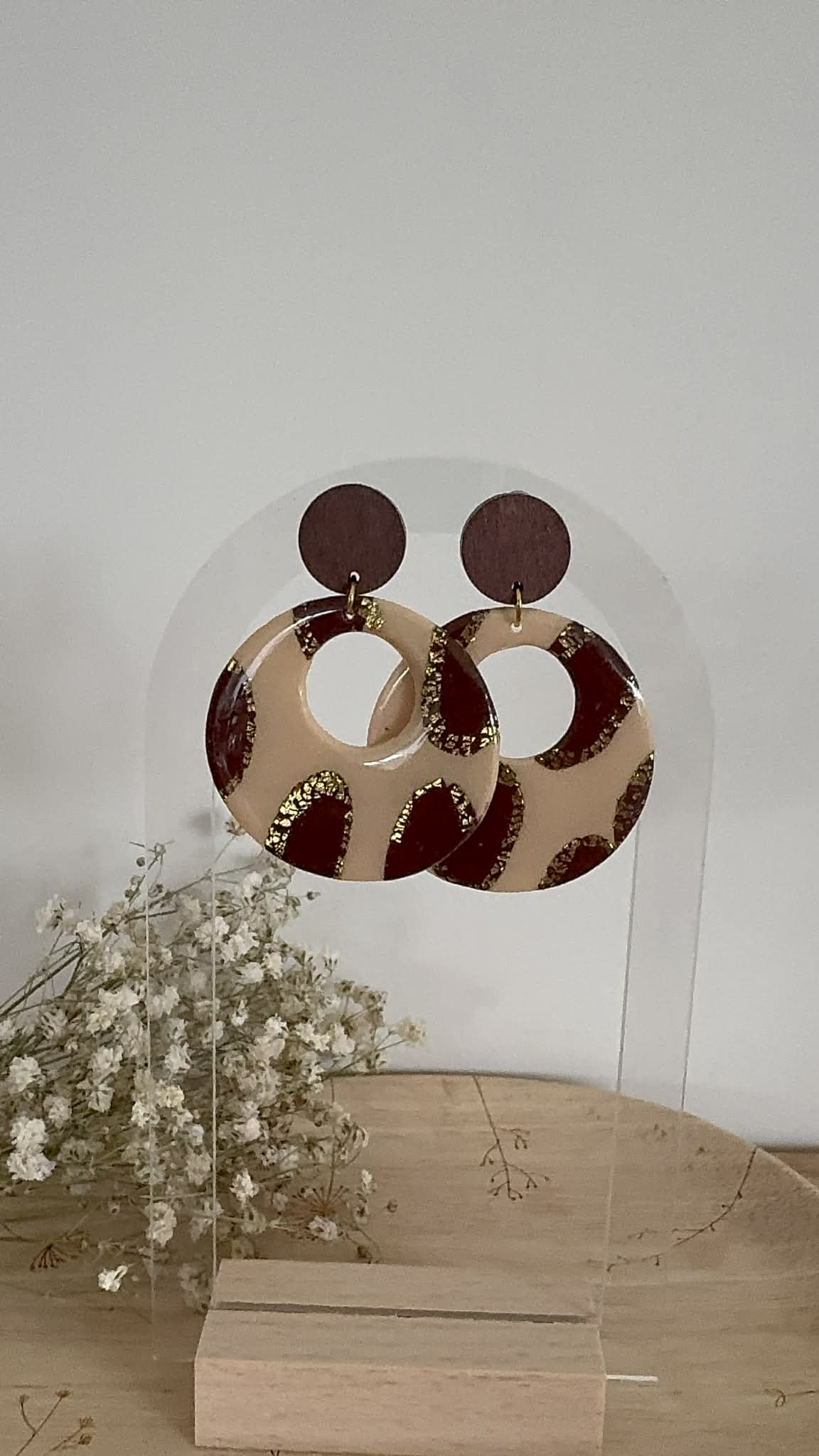 Boucles et pampilles - leopard
