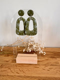 Boucles et pampilles - rectangle coquillage