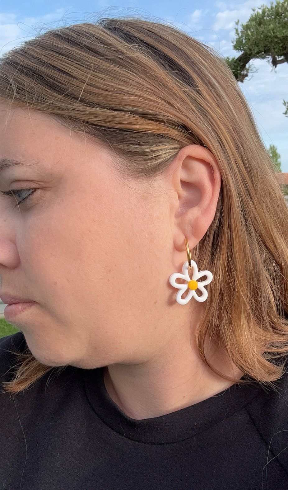 Boucles et pampilles - Pampilles marguerite