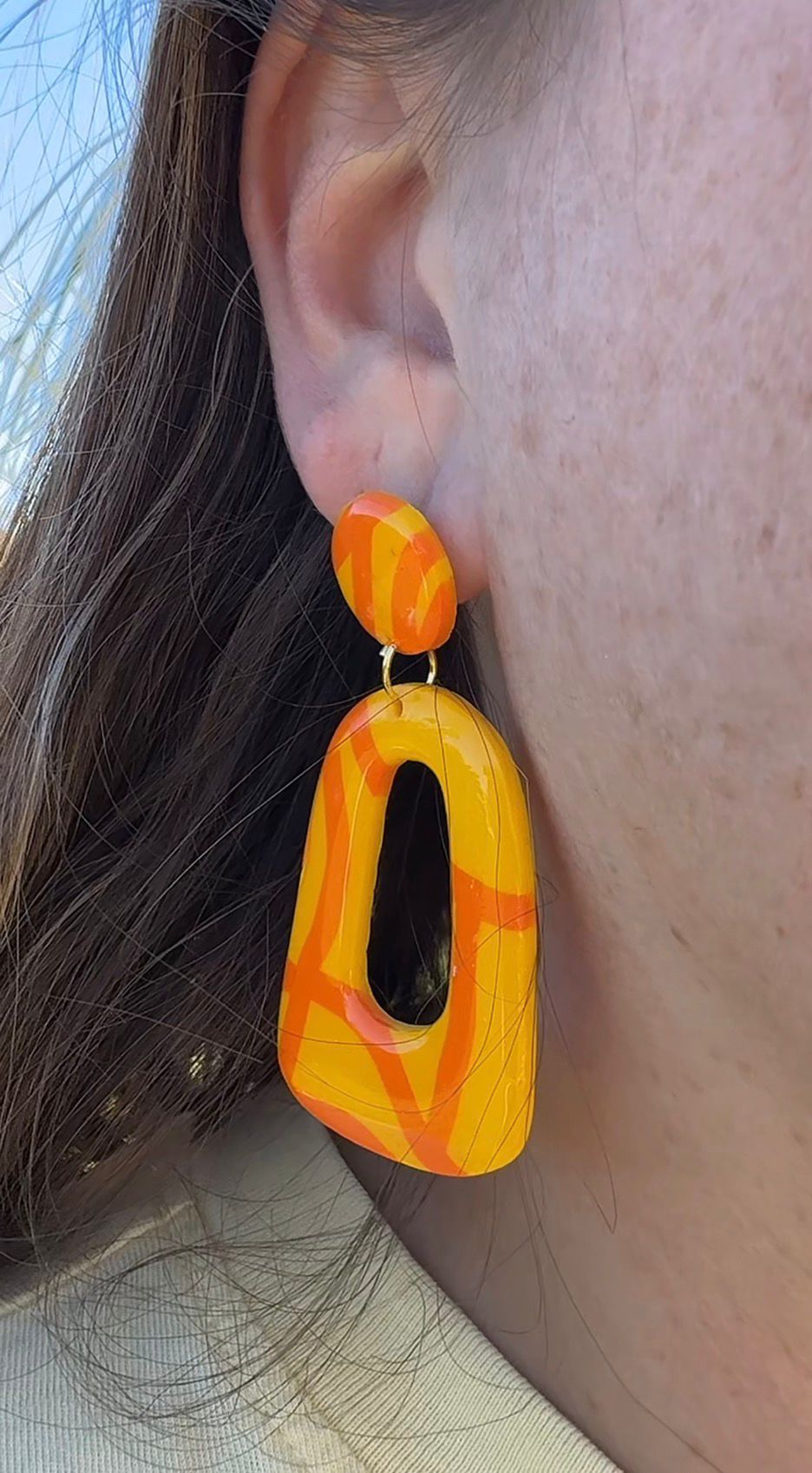 Boucles et pampilles - rectangle