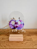Boucles et pampilles - Ronde clou argent