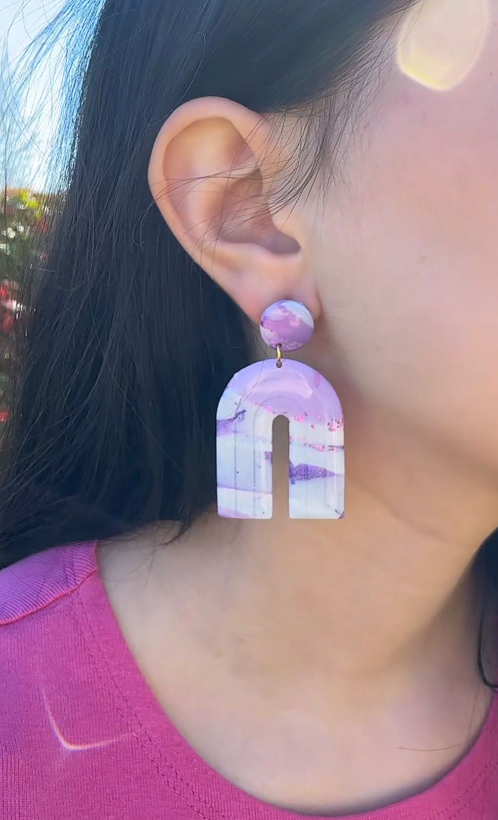 Boucles et pampilles - Forme U